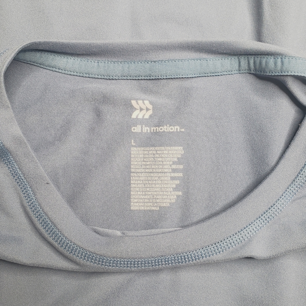 *3/$25 NWT Mens Long Sleeve Performance T-Shirt Large - Picture 5 of 13